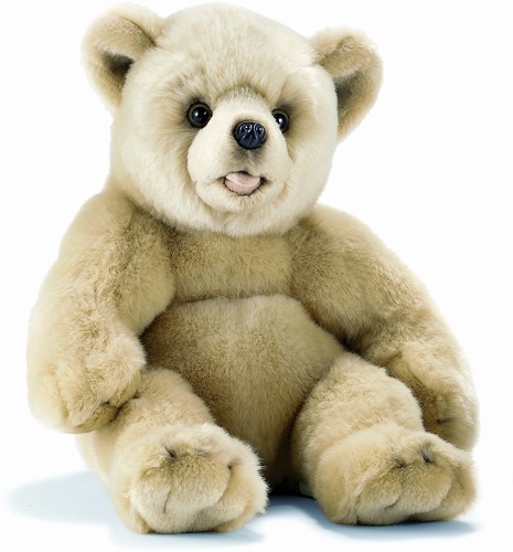 OURS ECRU ASSIS PM 35 CM