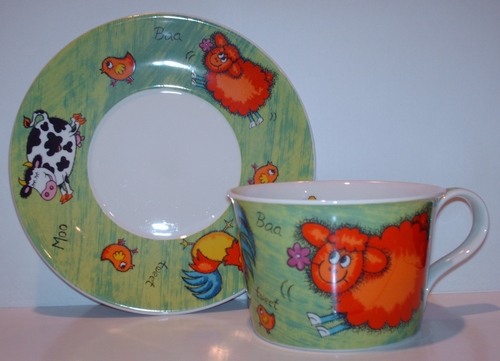 TASSE & SOUCOUPE FUNKY FARM BREAKFAST